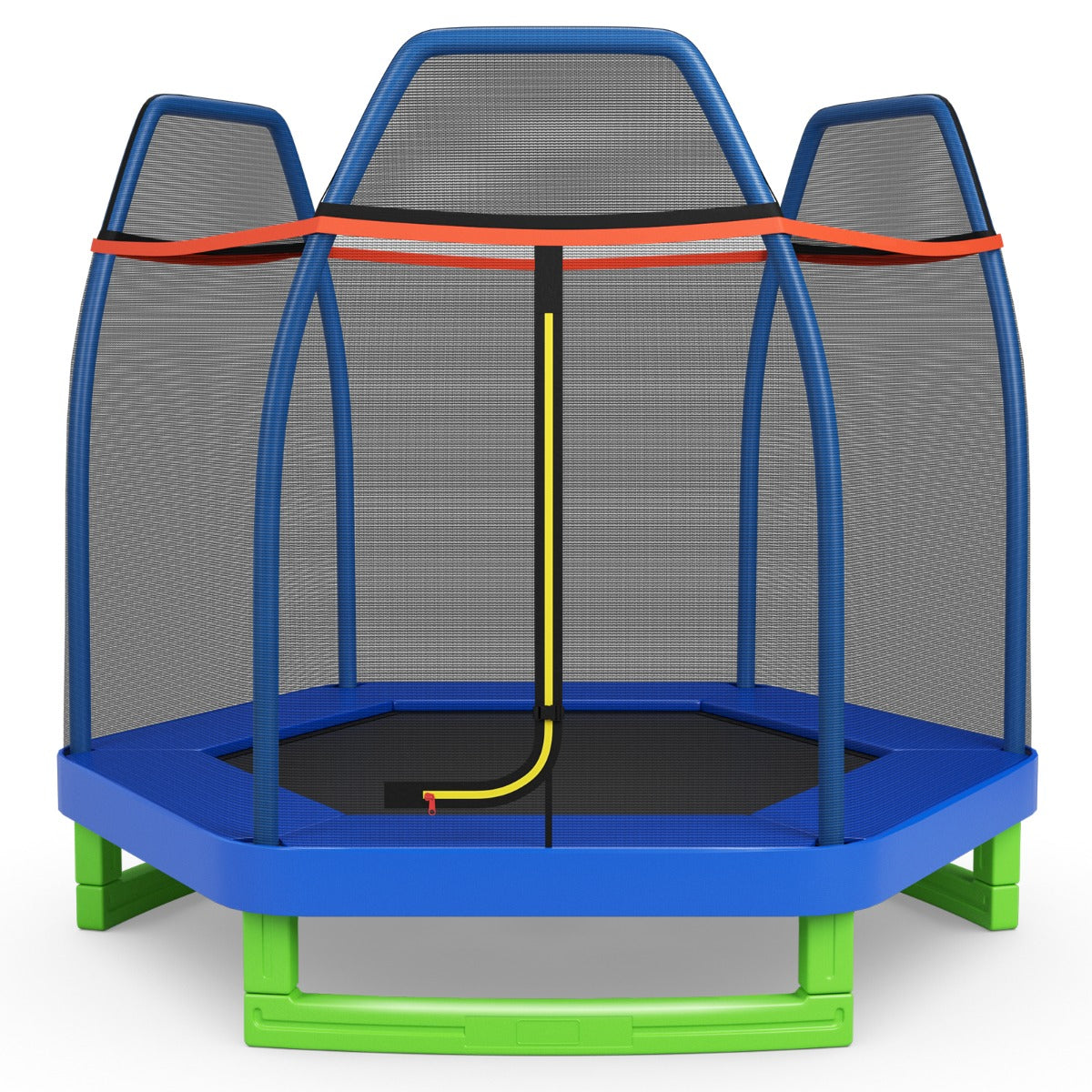 Kids Trampoline with Safety Enclosure Net for Outdoor Play