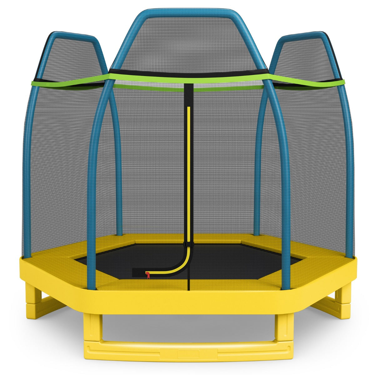 Kids Trampoline with Safety Enclosure Net for Outdoor Play