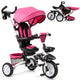 6-in-1 Folding Baby Tricycle with Adjustable & Removable Awning