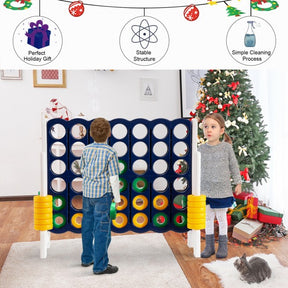 3.5 Feet Tall Jumbo Giant Connect 4 to Score Game Set with 42 Jumbo Rings