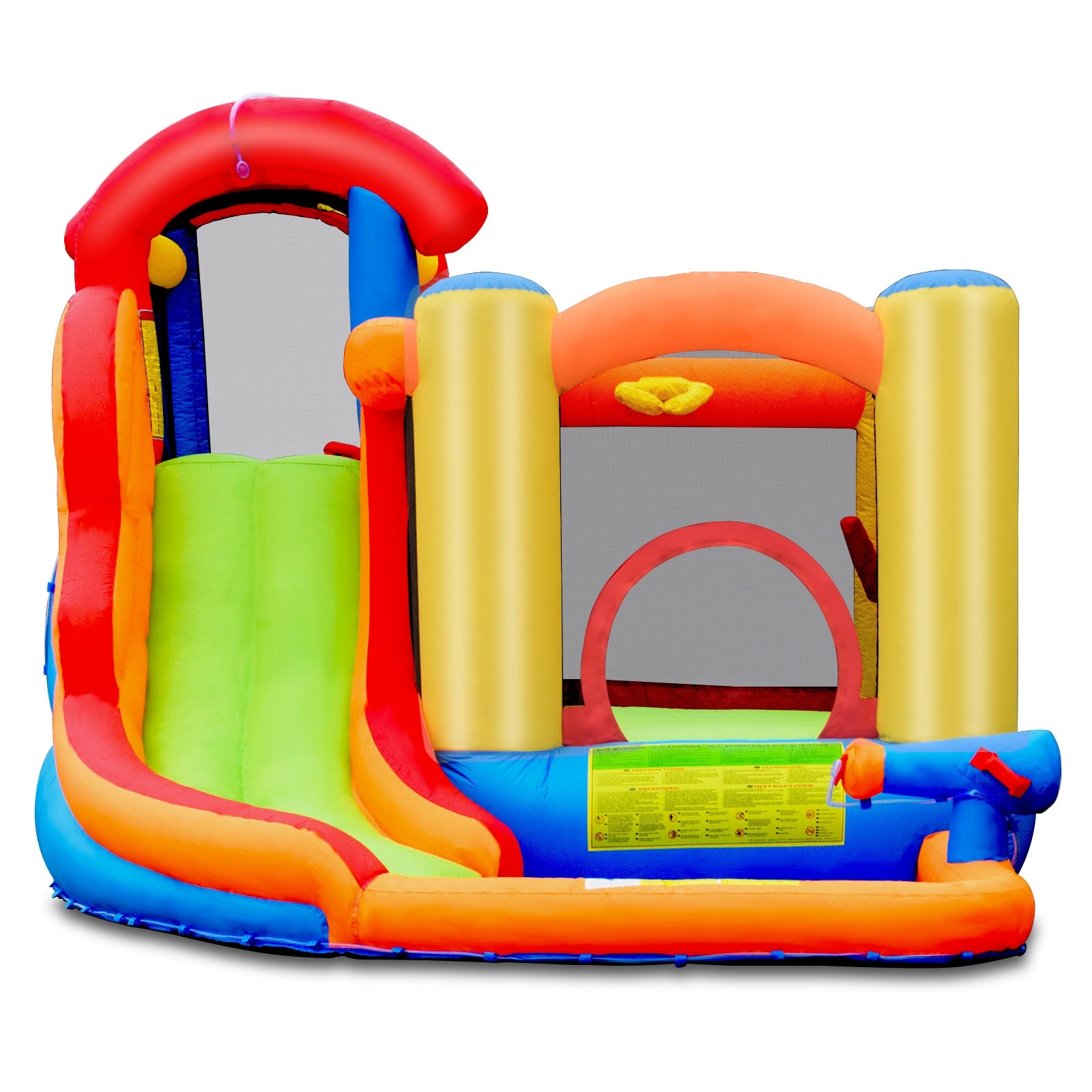 Kid Inflatable Bounce House Water Slide Castle with Blower for Outdoor