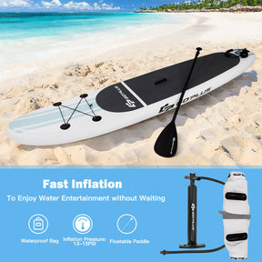 Inflatable Stand Up Paddle Board SUP with Paddle Pump Waterproof Bag