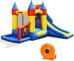 Inflatable Bounce House with Balls and 780W Blower for Kids