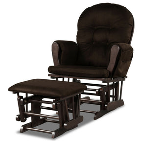 Recliners and Ottoman Set with Padded Armrests and Detachable Cushion