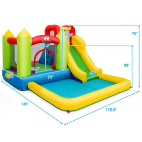 Inflatable Bounce House Water Slide Jump Bouncer with Blower