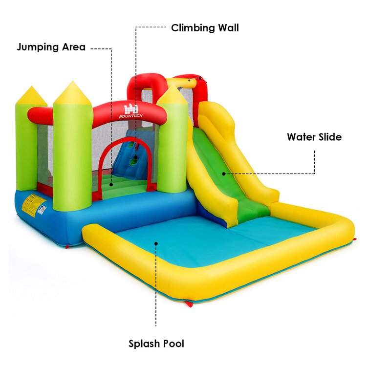 Inflatable Bounce House Water Slide Jump Bouncer with Blower