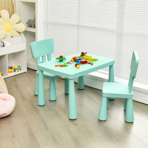 3 Pieces Multifunction Kids Activity Table and Chair Set