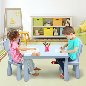 3 Pieces Multifunction Kids Activity Table and Chair Set