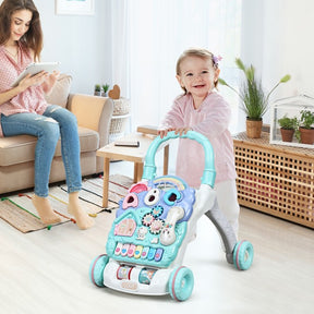 Sit-to-Stand Baby Learning Walker with Musical Toy