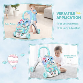 Sit-to-Stand Baby Learning Walker with Musical Toy