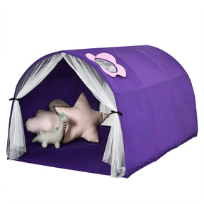 Kids Galaxy Starry Sky Dream Portable Kids Bed Play Tent with Double Net Curtain